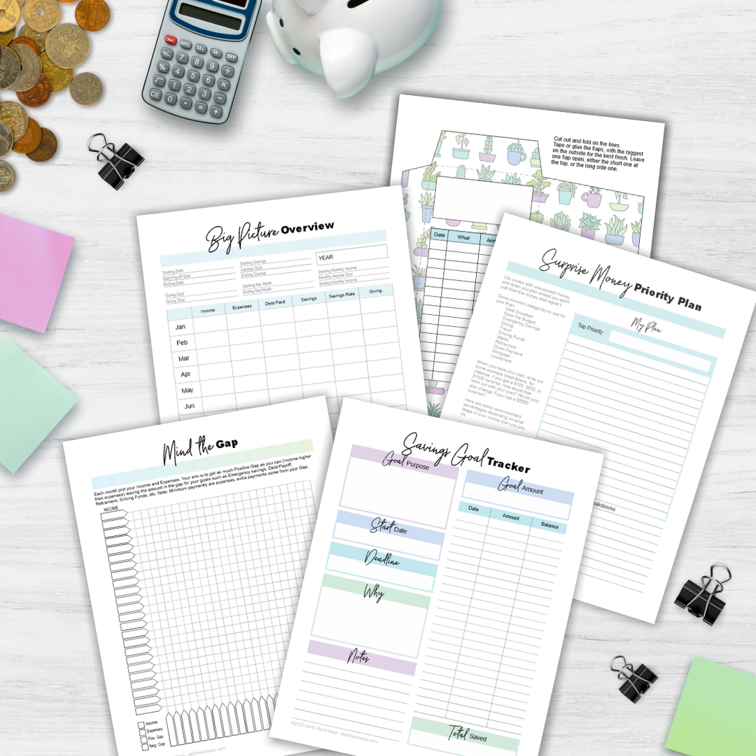 Big Finance Pack – Debt Free Charts