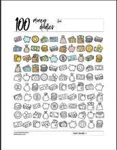 100 Money Doodles Tracking Chart