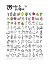 100 Christmas Nativity Doodles